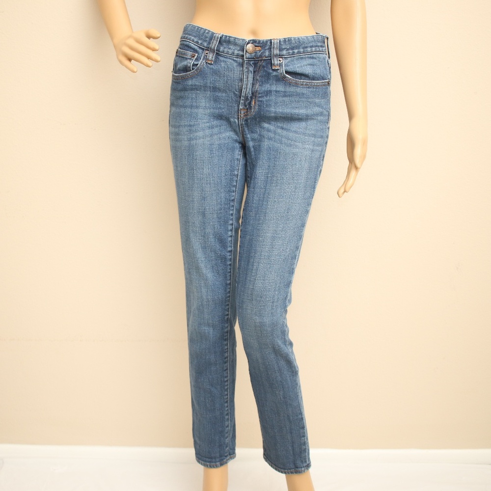 J. Crew Stretch Mid-Rise Skinny Jeans Waist 26 - Picture 3 of 8
